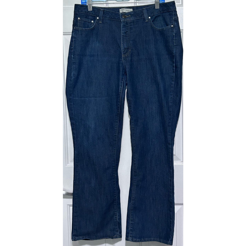 Riders by Lee Women's High Rise Boot Cut Medium Wash Jeans Size 14M